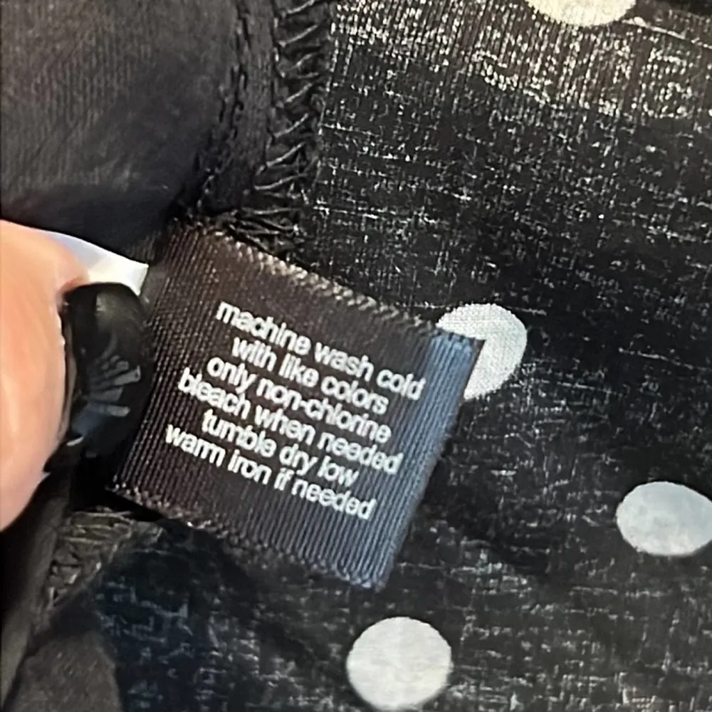 LANE BRYANT size 14/16 cold shoulder ruffle polka dot dress lined dress up new - Image 8