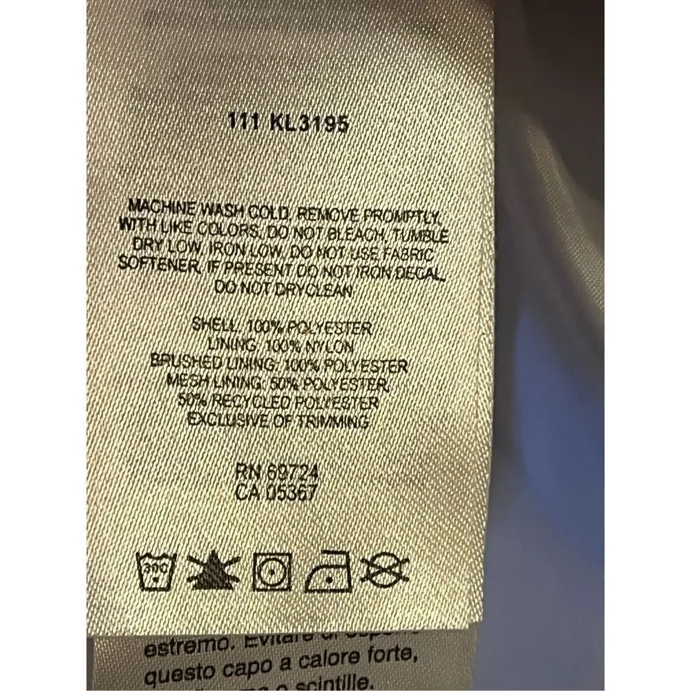 Columbia Yamhill Wind II Jacket Size M Purple White Hooded Full Zip (2470) - Image 9