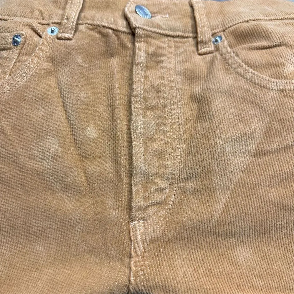 NWT Daily Blue Women's Boost Classic Jean Corduroy Size 27 Brown Straight Leg - Image 6