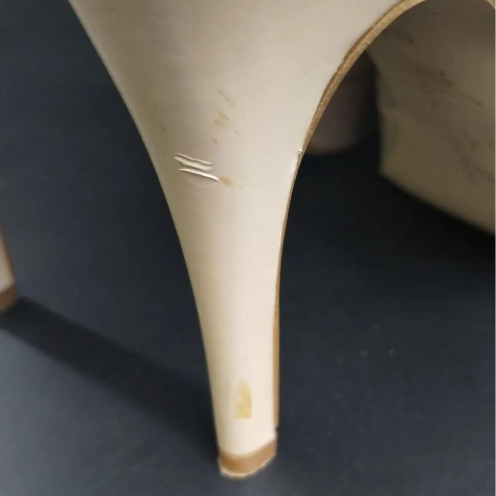 Marc Fisher Women's Beige Shoes/Sneakers/4.5" Heel Sz6M SKU 3149 - Image 7