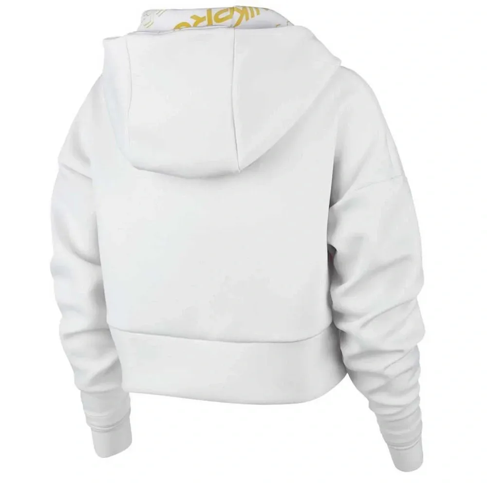 Nike pro size small dri-fit hoodie grey colour Photon Dust/Metallic Silver/Grey - Image 14