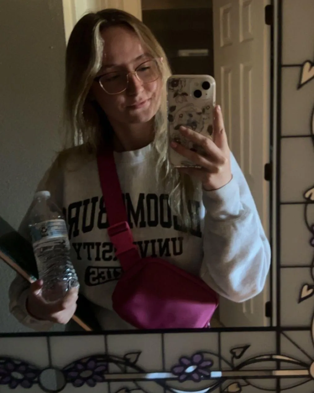 Pink Lily Belt Bag - Image 2