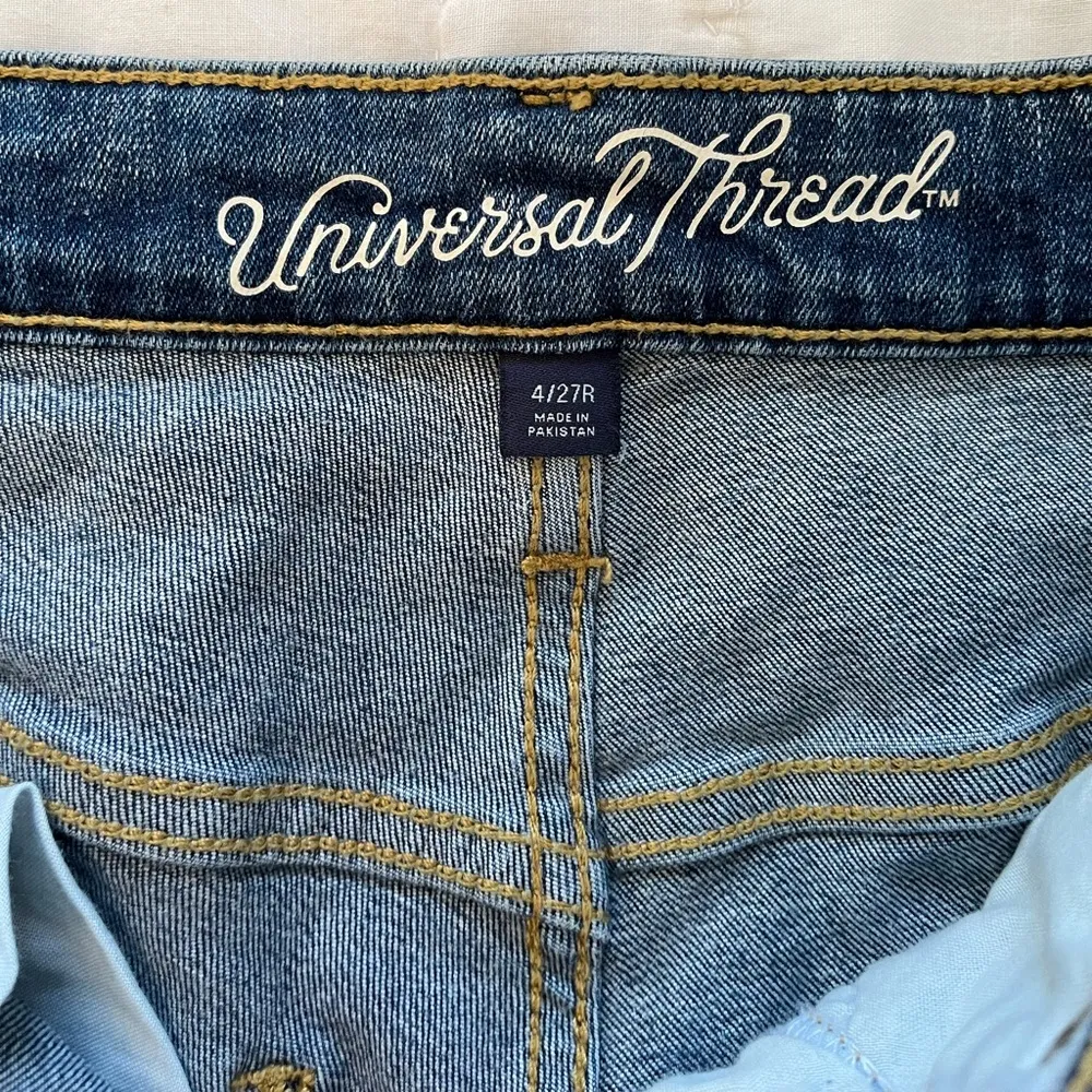 NWT: high rise distressed Bermuda shorts - Image 8