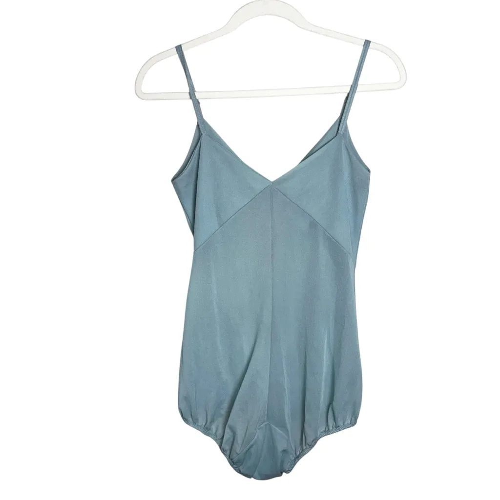 Vintage Emilio Pucci Formfit Rogers Bodysuit | Powder Blue Cami Leotard 70s Glam - Image 4