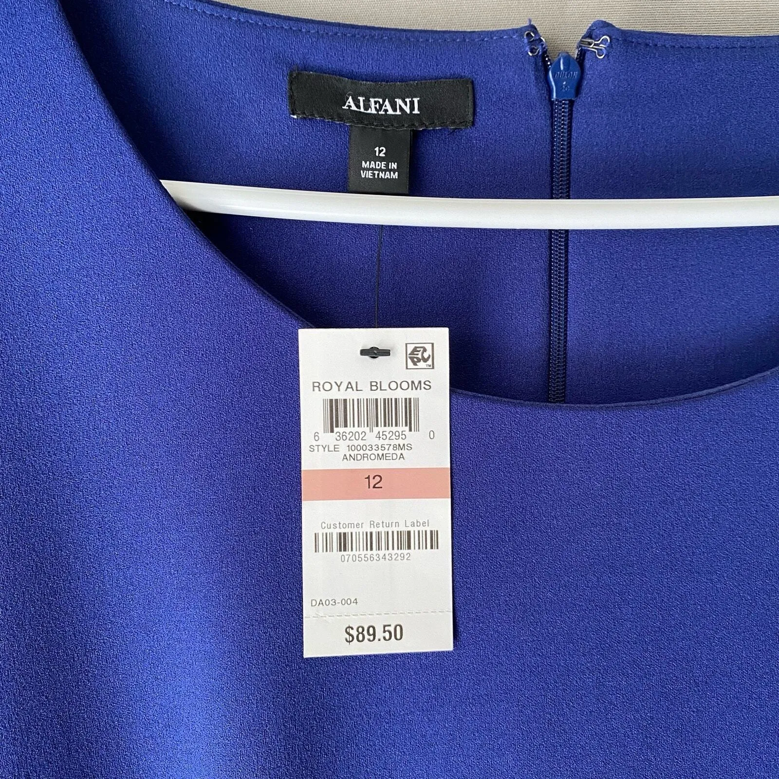 Alfani sz 12 long sleeve work career sheath dress‎ NWT - Image 4