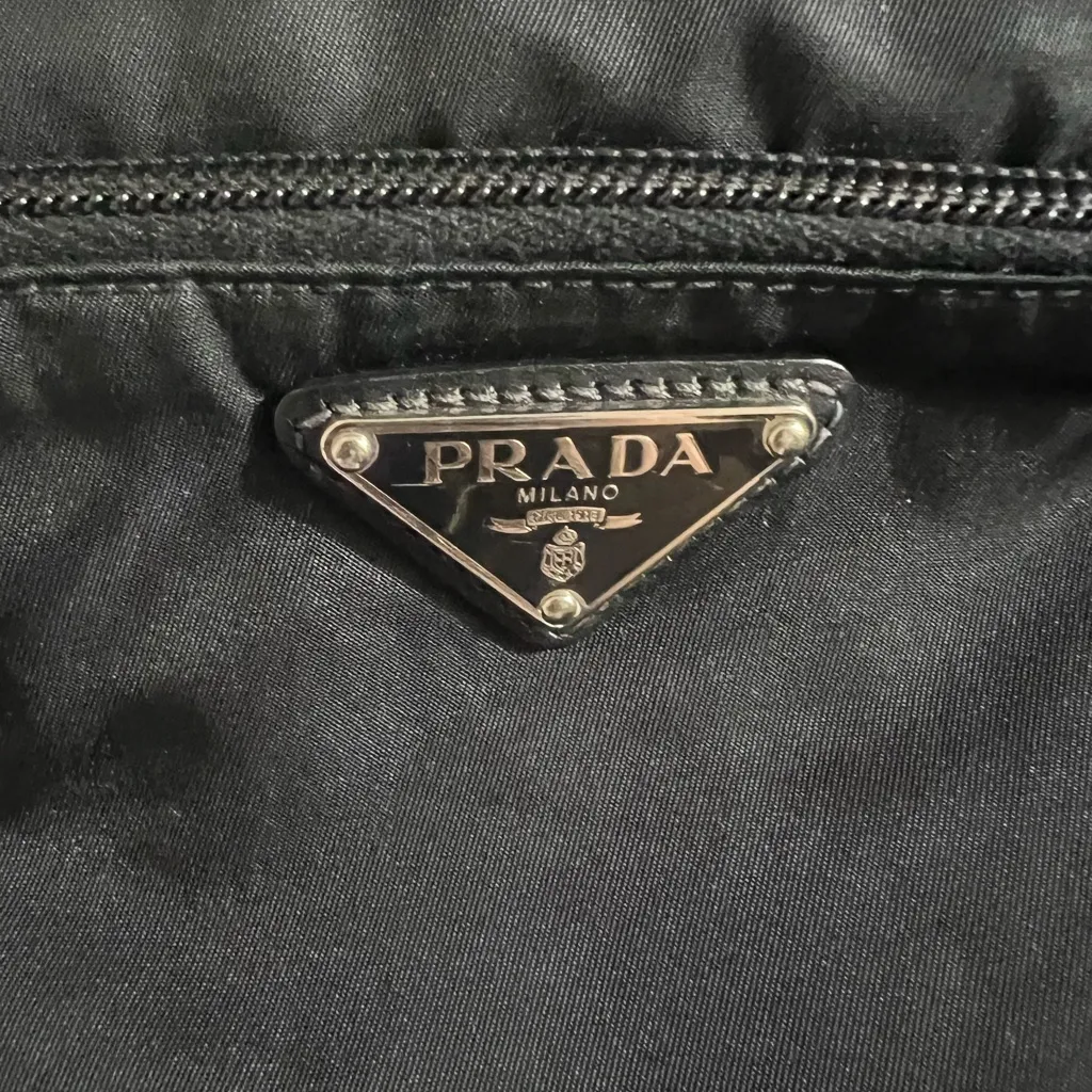 Prada Black Nylon Bag - Image 4