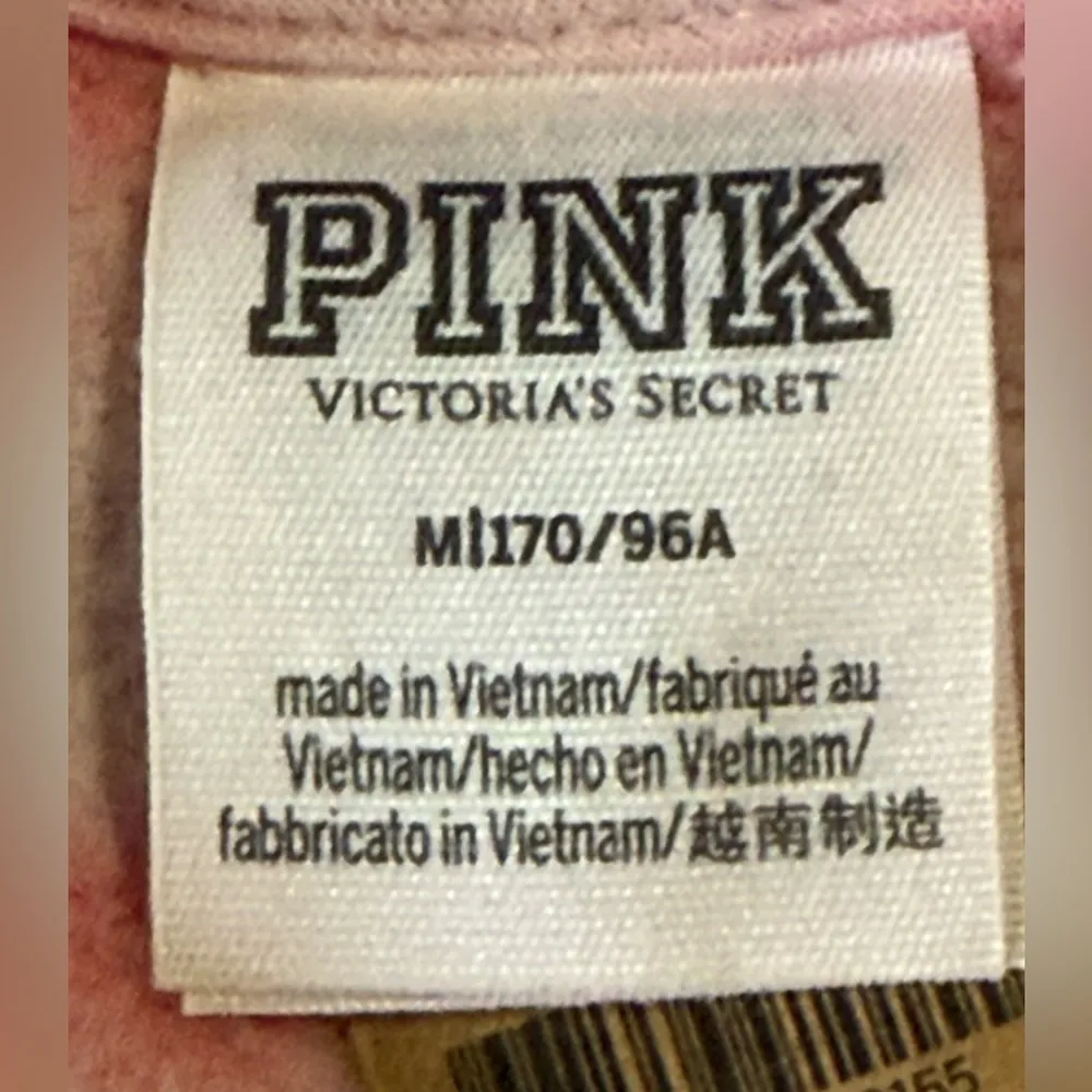 NWT Victoria’s Secret PINK Varsity Notch Crewneck - Size M - Coral Tie-Dye - Image 7