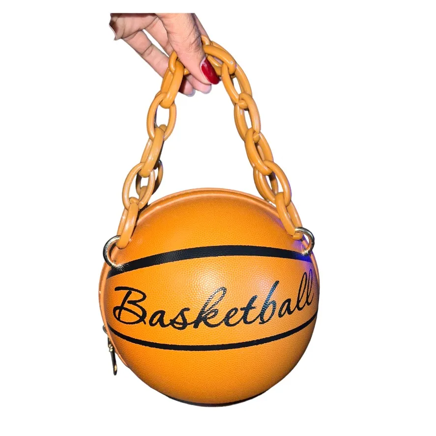 Basketball Shape Handbag - Image 4