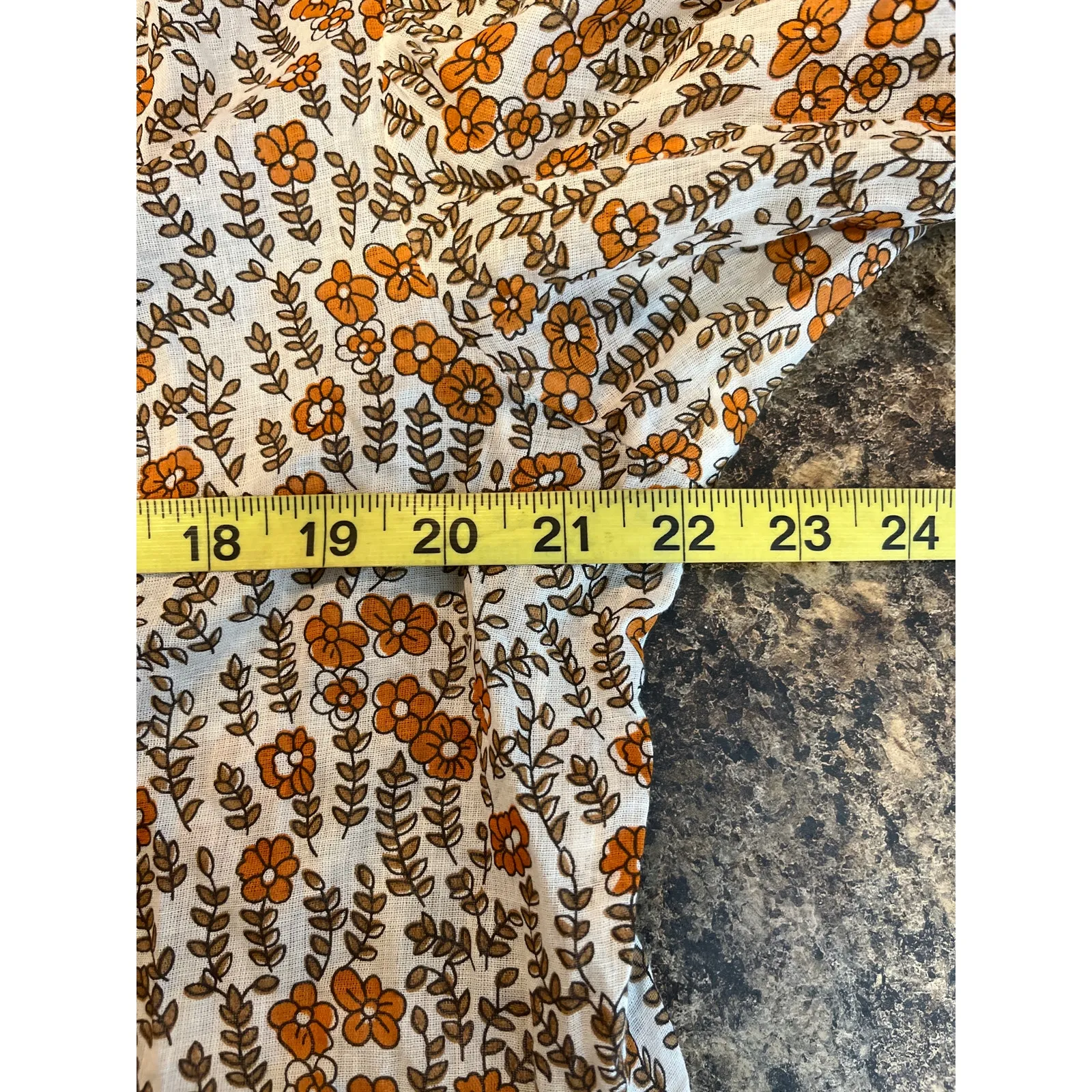 Daughters of India NEW Binita Mini Dress Apricot Color‎ Size Large Orange White - Image 15