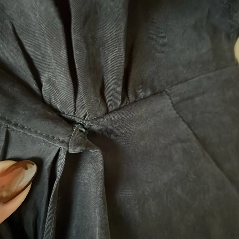 ba&sh Ada Black Mini Wrap  Dress - Image 9