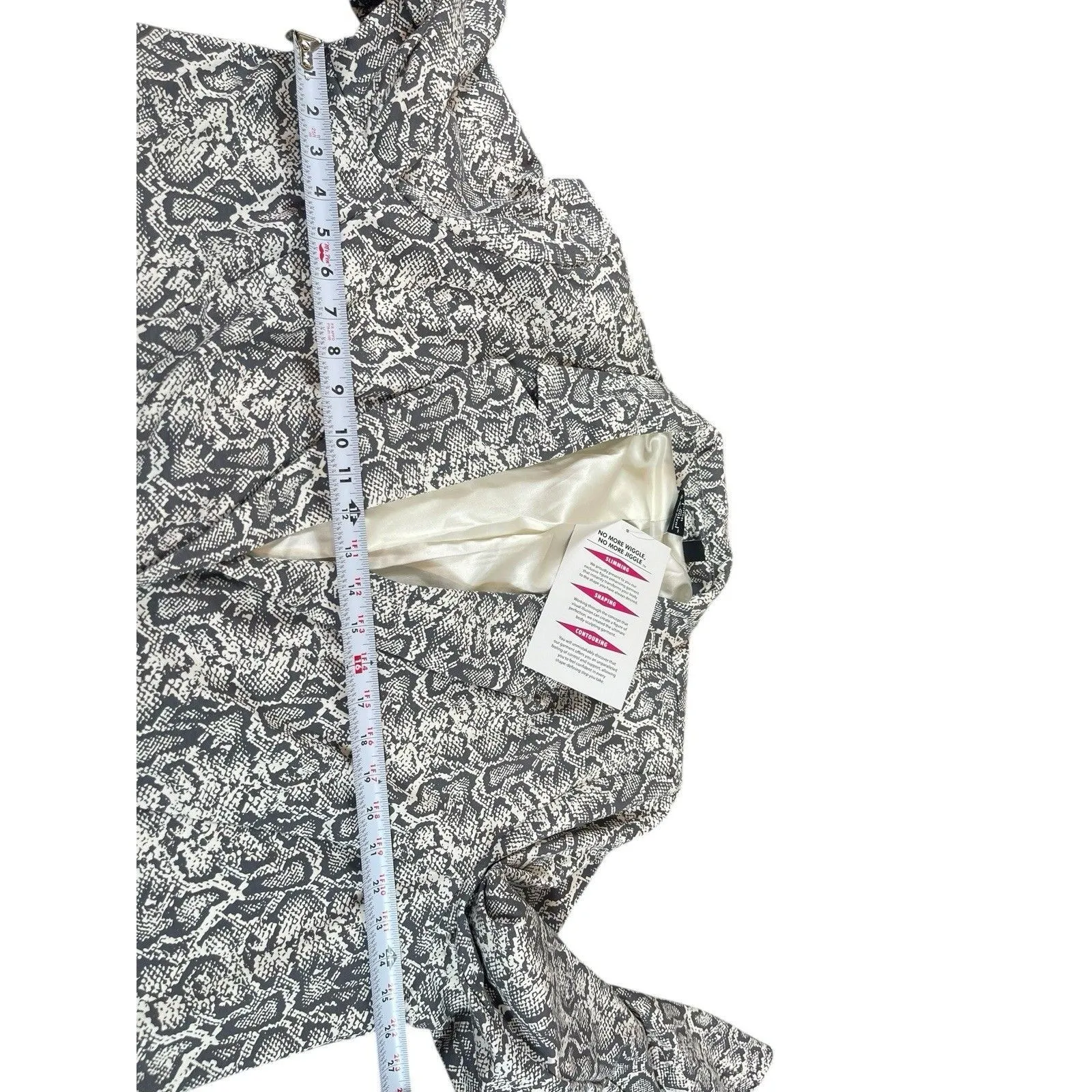Women With Control 2X Blazer Jacket Snakeskin Print Stretch Sculpting NWT - Image 13