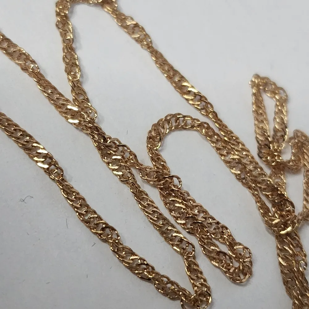 Gold Filled Double Heart Pendant Necklace Earrings Set - Image 5