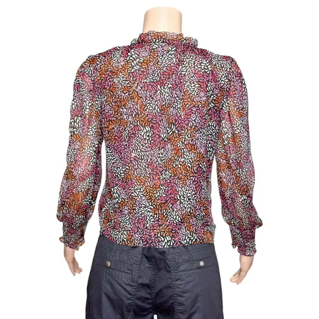 NEW MISA LOS ANGELES Siena Top, Autumn Floral, XS - Image 9