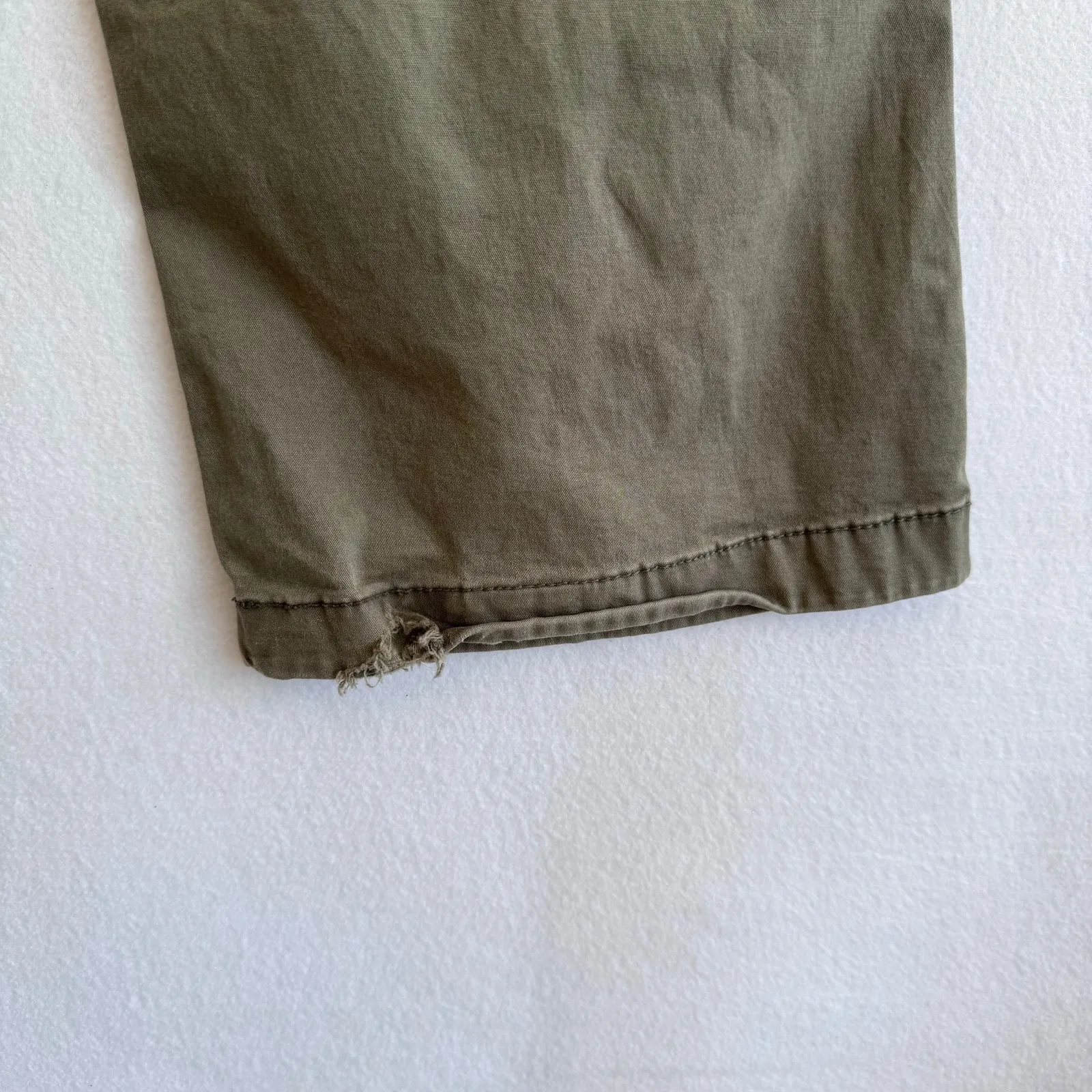 Hollister Cargo Pants Green 26R Ultra High Rise Baggy Utility Pockets Y2K Street - Image 6