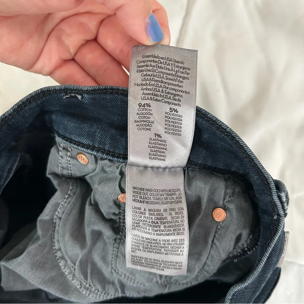 Mother The Mid Rise Rider Ankle jeans Night In Paris 29 Blue - Image 11