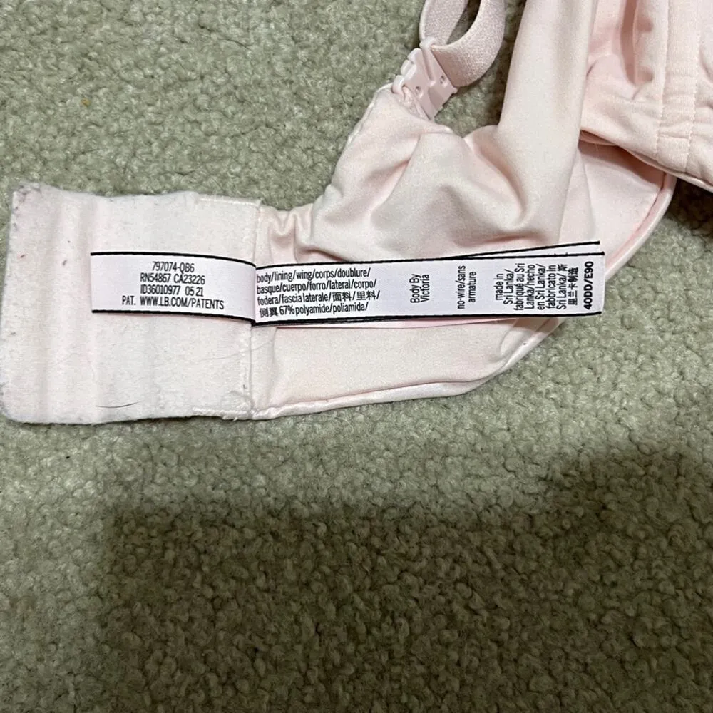 Body by Victoria Wireless Nursing Bra Light Pink Size 40DD - Image 8