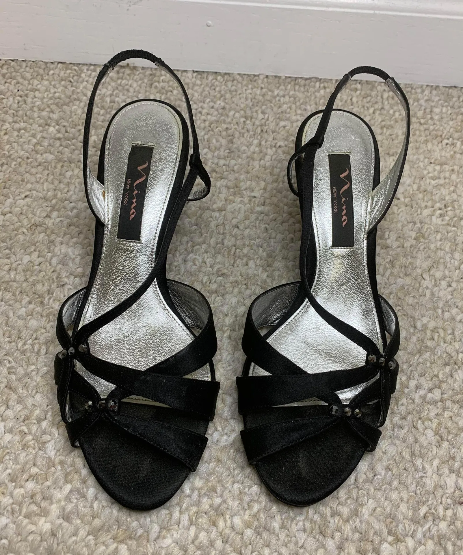 Black Strappy Heel - Image 6