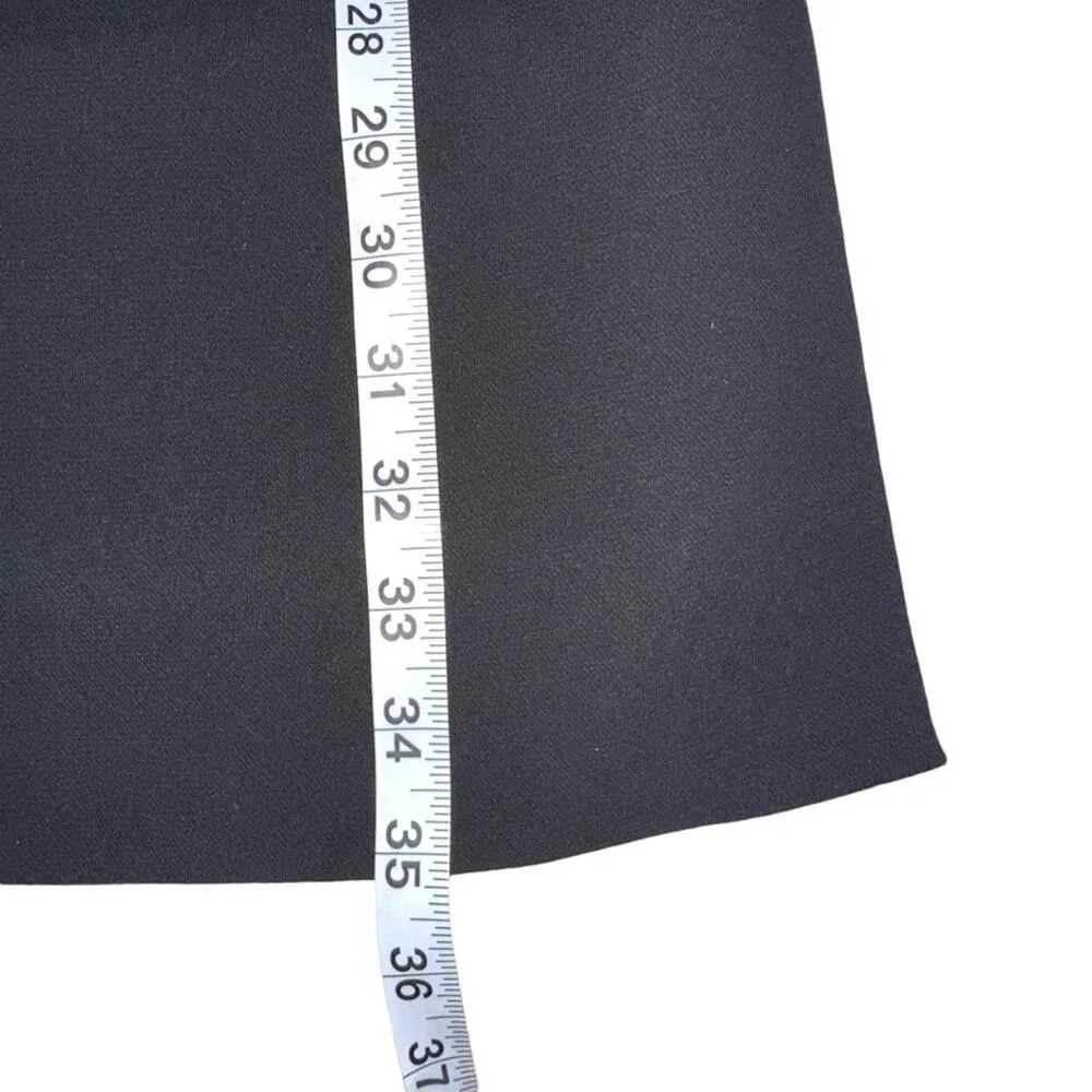 Versace Collection Sleeveless Asymmetrical Cady Wrap Black Mini Dress IT 42 US 8 - Image 12