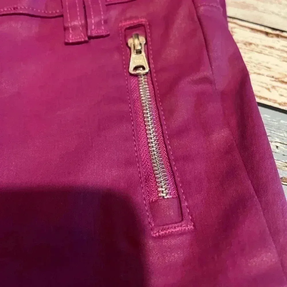 Bebe Vintage Pink Zipper Pants 26 - Image 3