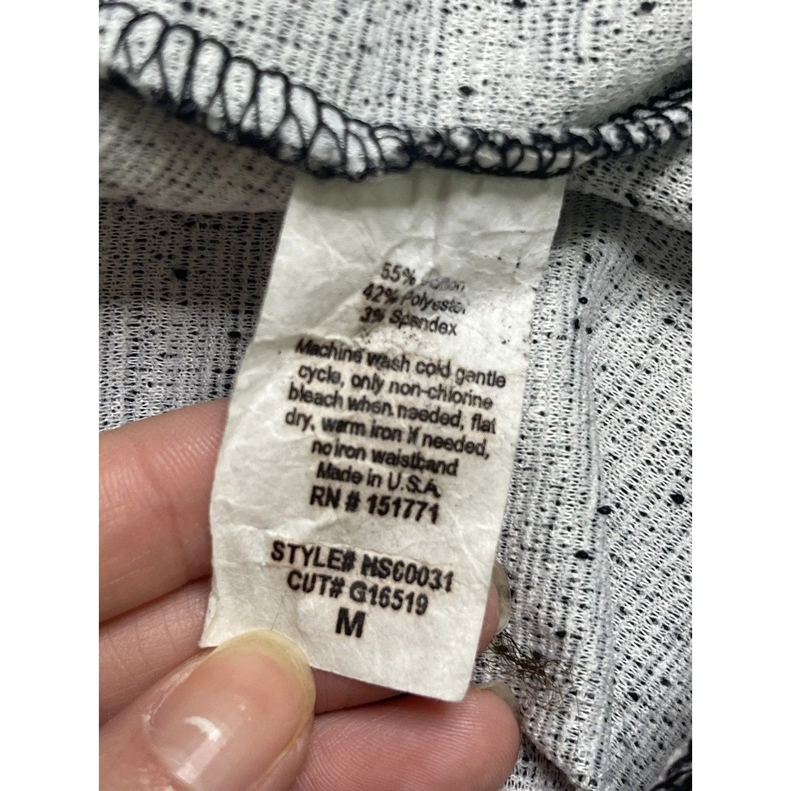 Le Lis Skirt Stitch Fix Women's Pencil Skirt Black & White Size Medium - Image 3