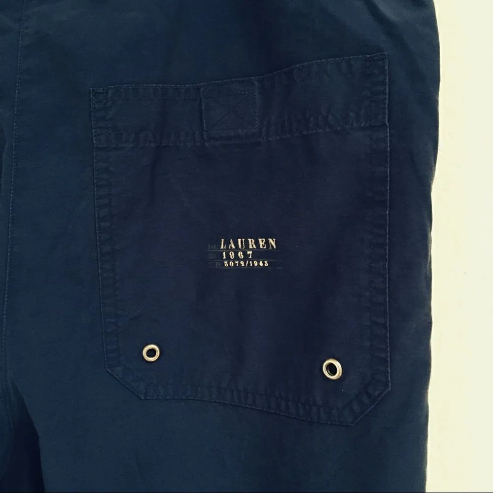 Lauren Ralph Lauren jogger drawstring navy pants S Blue - Image 9