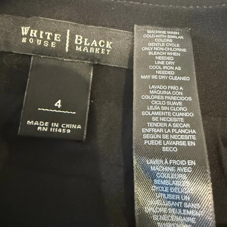 White House Black Market 4 striped career skirt SK 2961 - Image 6