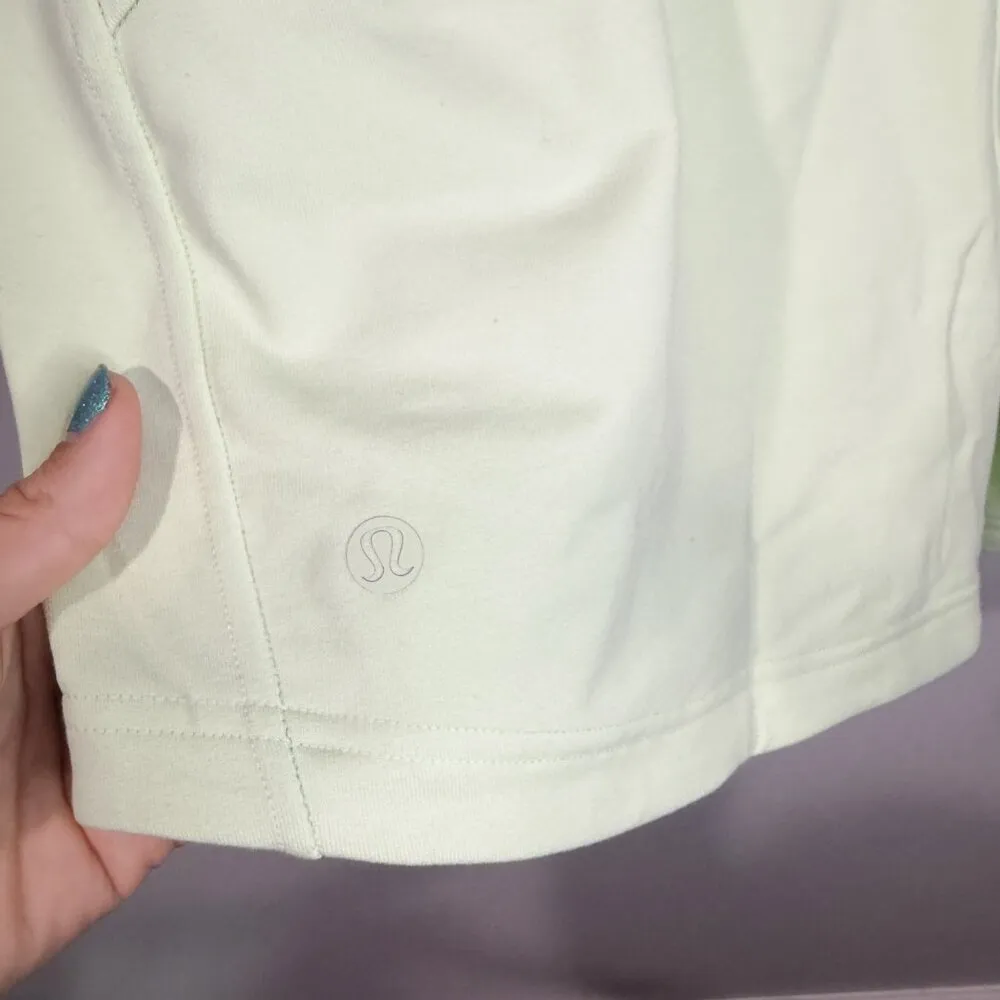 Lululemon Inner Glow High Rise Shorts 3" Kohlrabi Green Size 10 EUC Lounge - Image 4