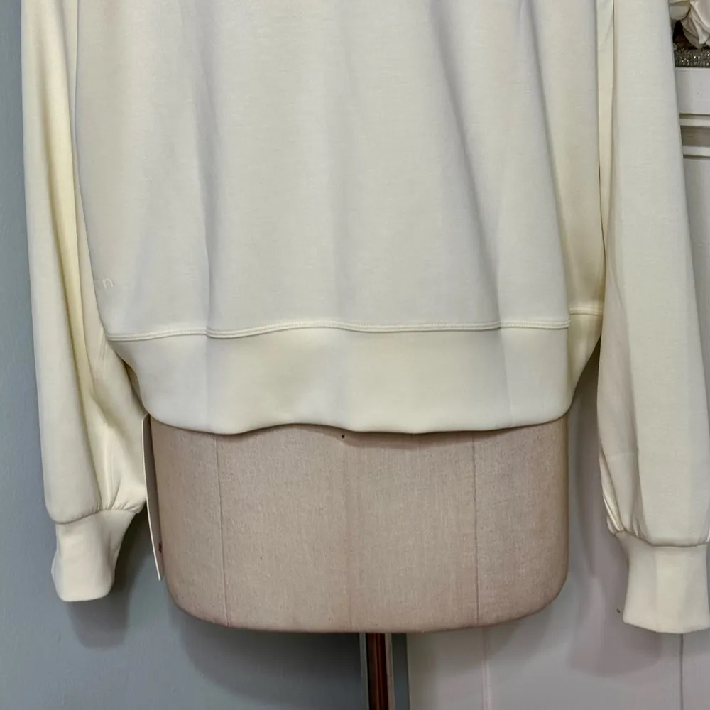 Lululemon Perfectly Oversized Crop Crew Softstreme Sweatshirt Sundance 10 NWT - Image 9