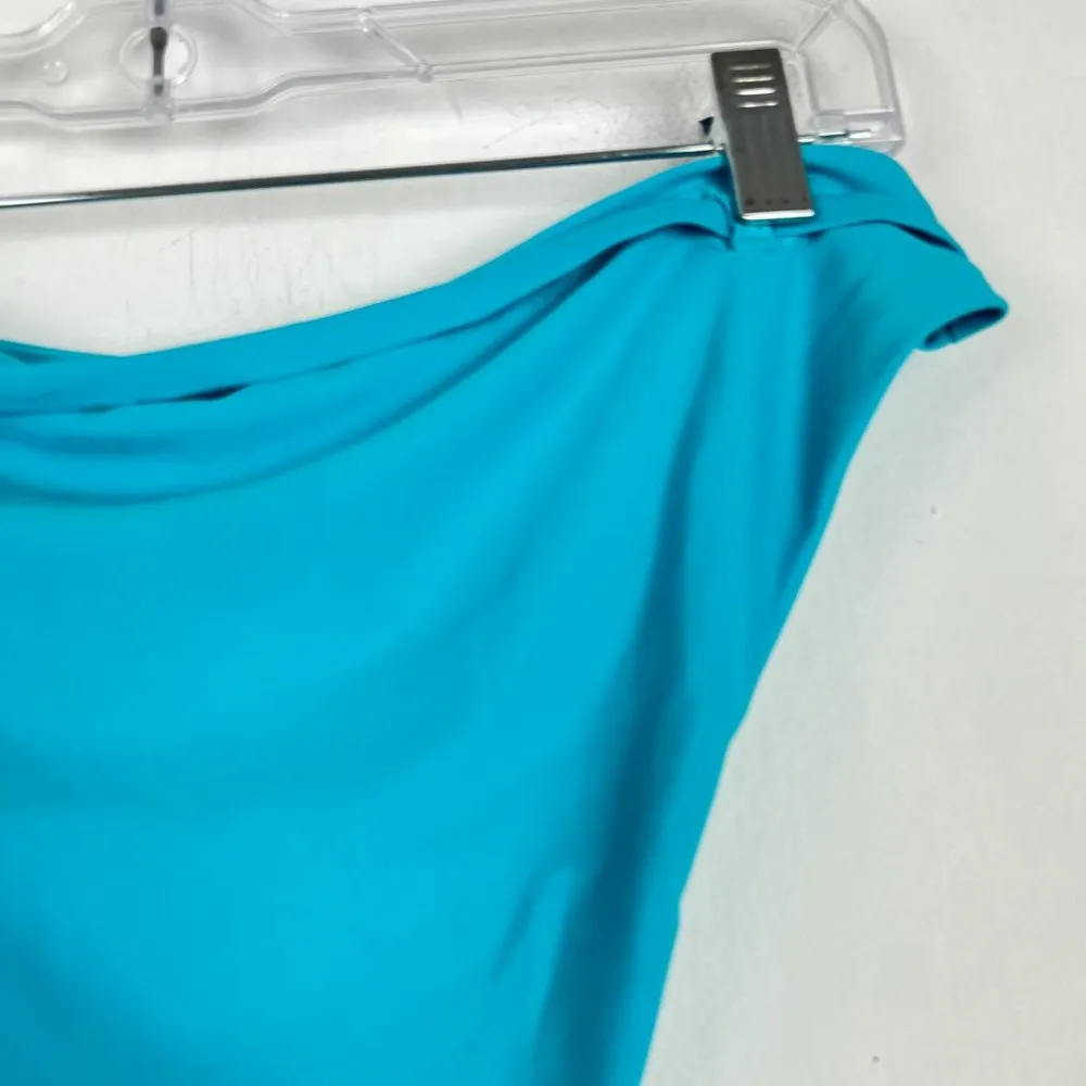 NWT Andie Swim The Riviera Bikini Bottom Flat Belt Bright Blue Size XL NEW - Image 8