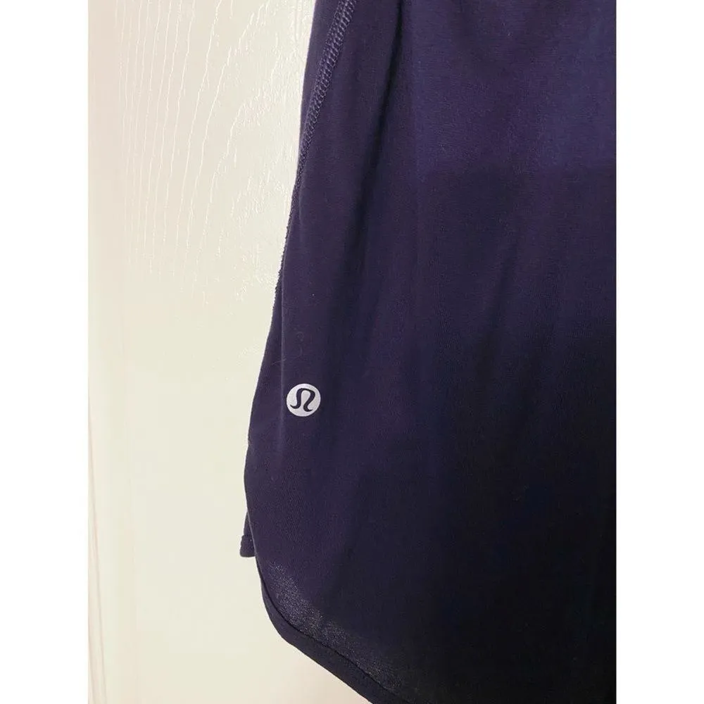 Lululemon Navy Blue 105 F Singlet Scoop-neck Racerback Active Yoga Tank Top 4 - Image 7