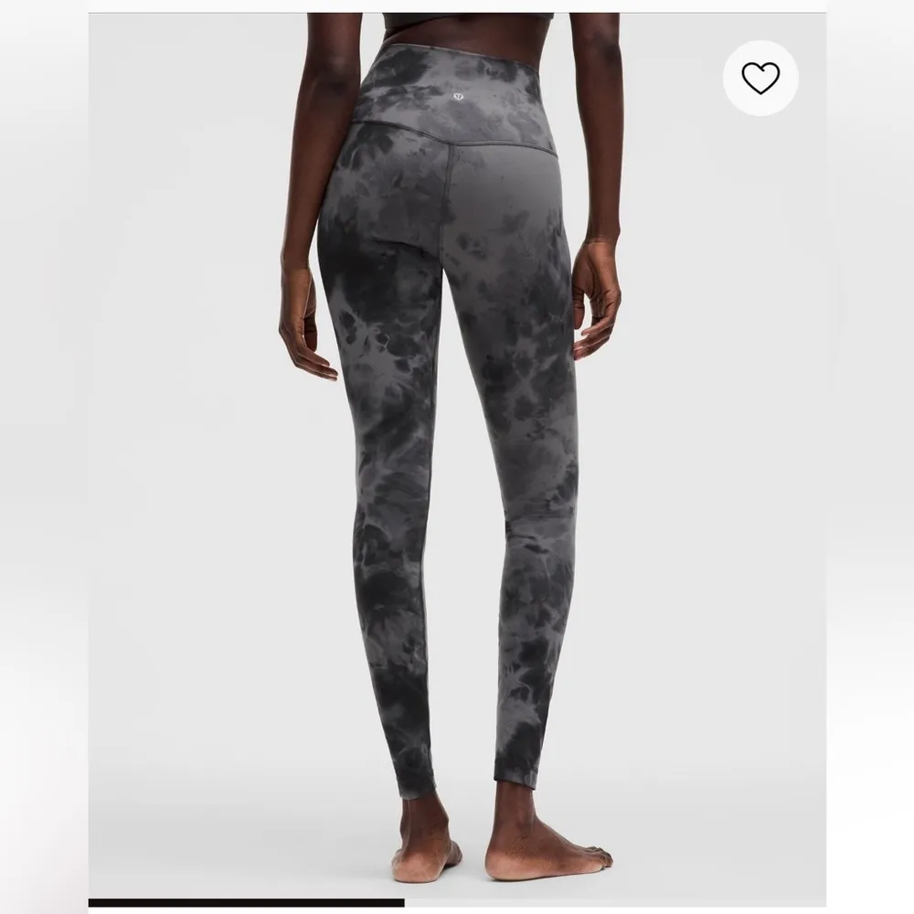 Lululemon Align hi-rise Tie-Dye Leggings - Pink and Blue size 6. - Image 2