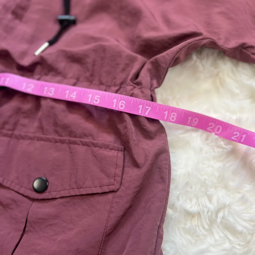 Charlotte Russe Pink Utility Jacket Sz Medium - Image 10