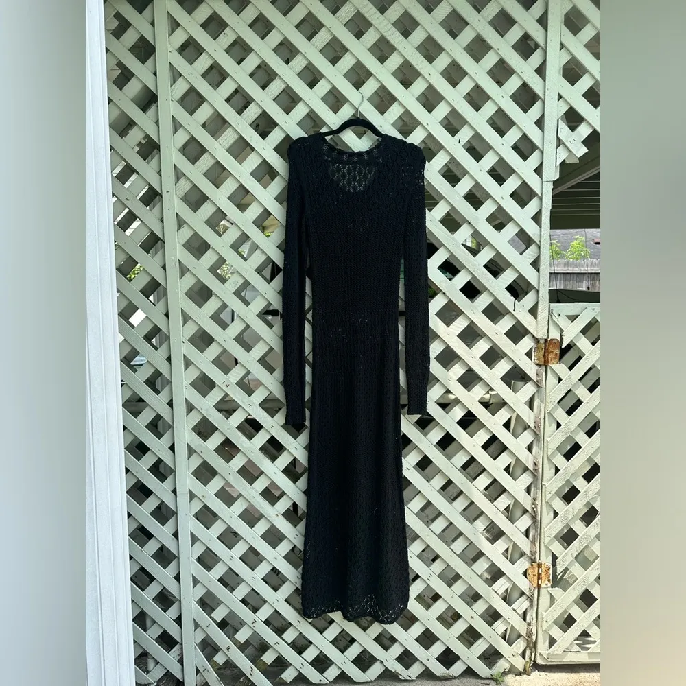 COPY - Free People Knit Crochet Bodycon Maxi Dress - Image 2