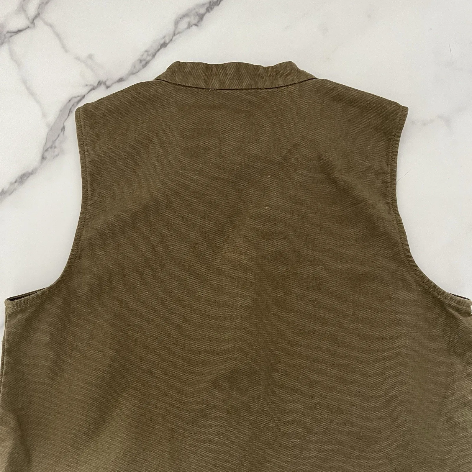 Eileen Fisher Cotton Hemp Stretch Jumpsuit Olive green Sz XXS Chore Minimalist - Image 7