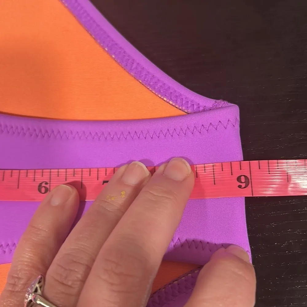 TRIANGL PURPLE NEOPRENE full coverage bikini bottom size XL - Image 5