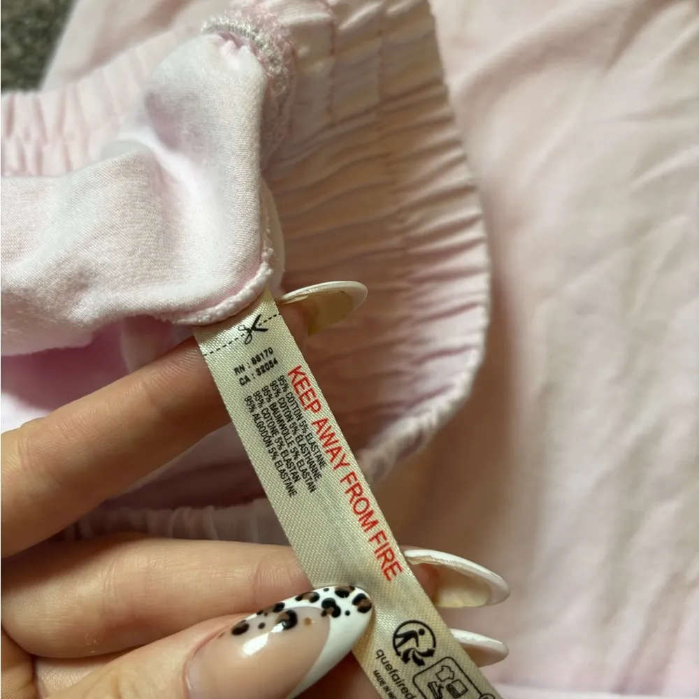 Free People  Baby Pink Lounge Pants - Image 3