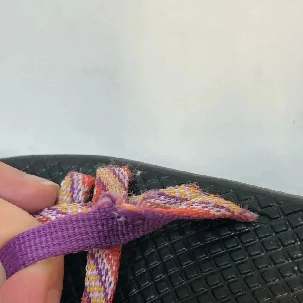 Chaco ZX/2 Vibram Unaweep Hiking Sandals Women’s size 10 Pink Toe Loop Strappy - Image 6