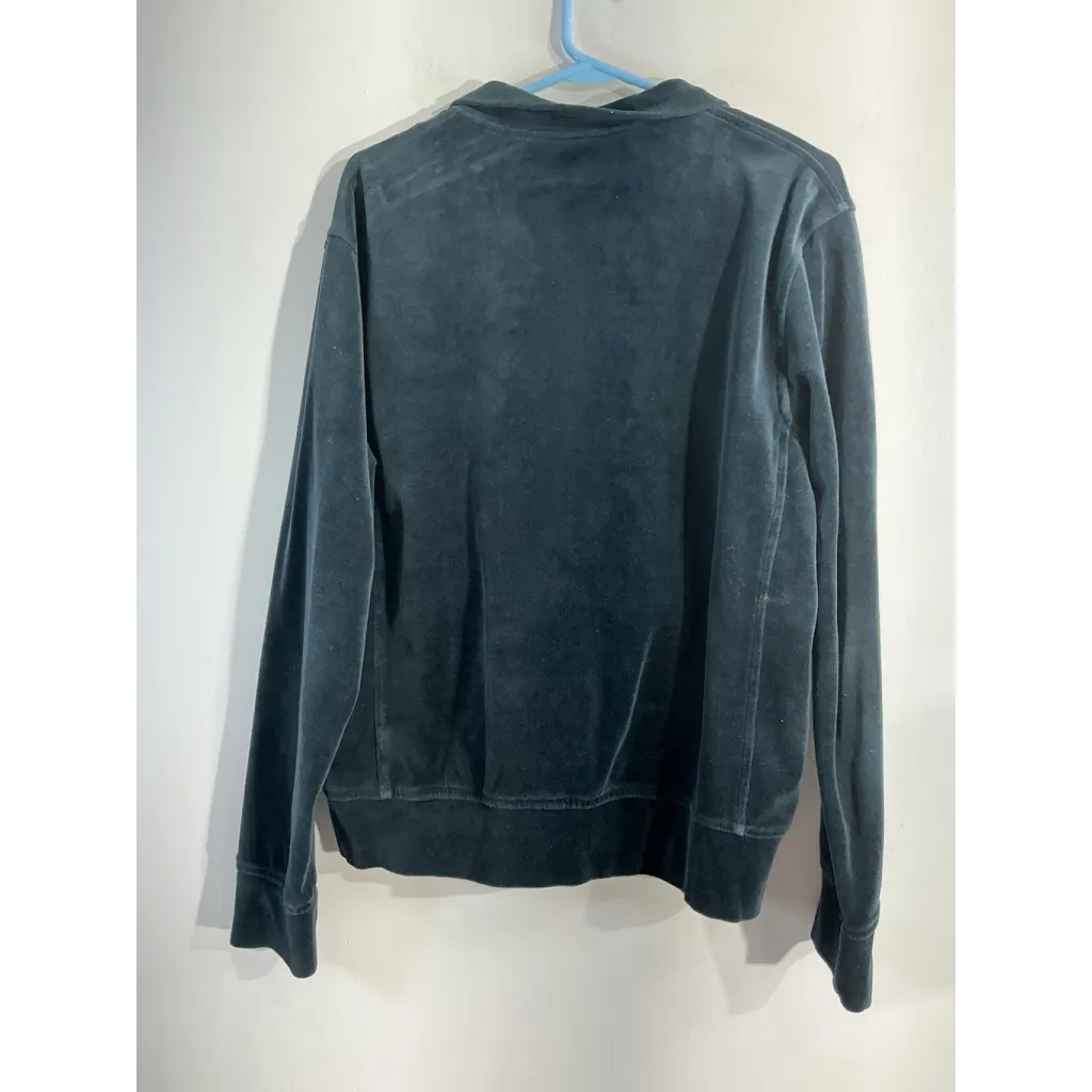 Womans DKNY Active M/m/m Navy Velour Full Zip Active Jacket - Image 2