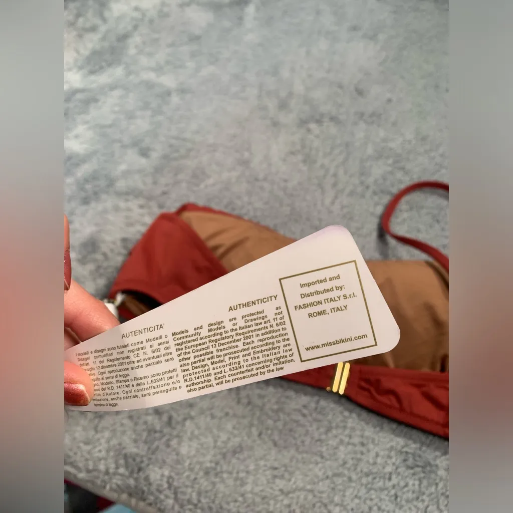 Miss bikini luxe swim top XL NWT - Image 8