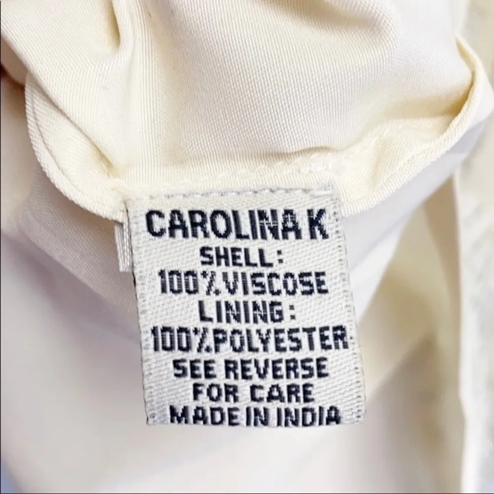 Carolina K Anthropologie mini Charo short dress Ivory size S sequins C1 - Image 6