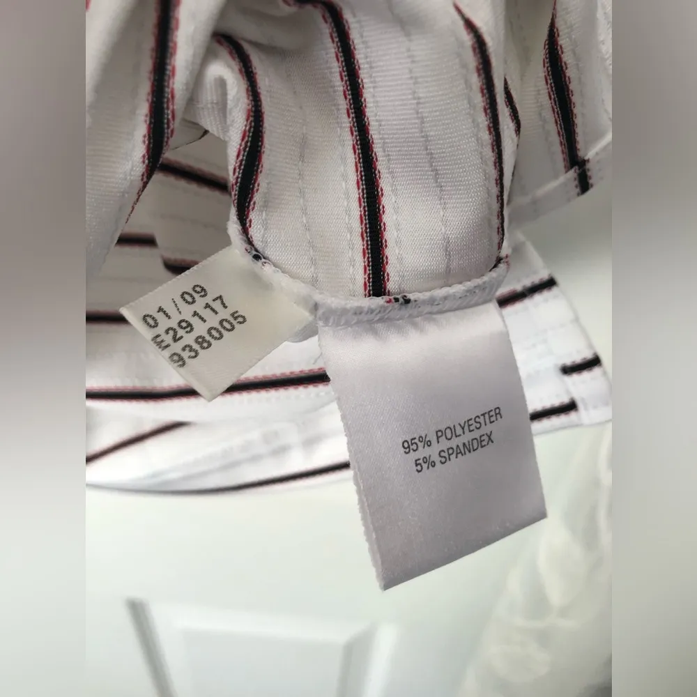 Climacool Women’s Striped Polo Shirt short sleeves Golf Tennis size SMALL - Image 6