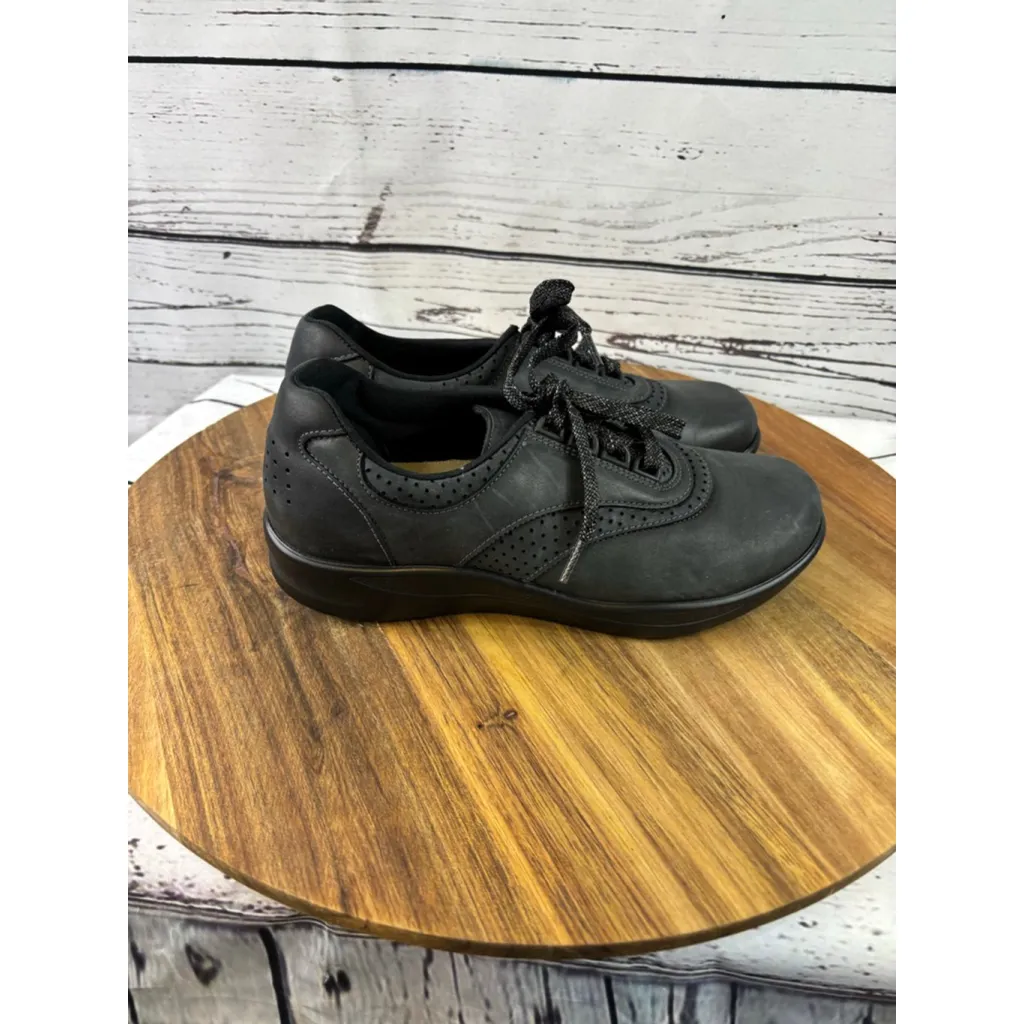 Women's SAS Black Leather Lace - Image 9