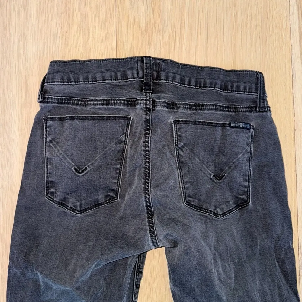 Hudson Jeans Black Cuffed Jeans Zipper Fly Size 27 - Image 4