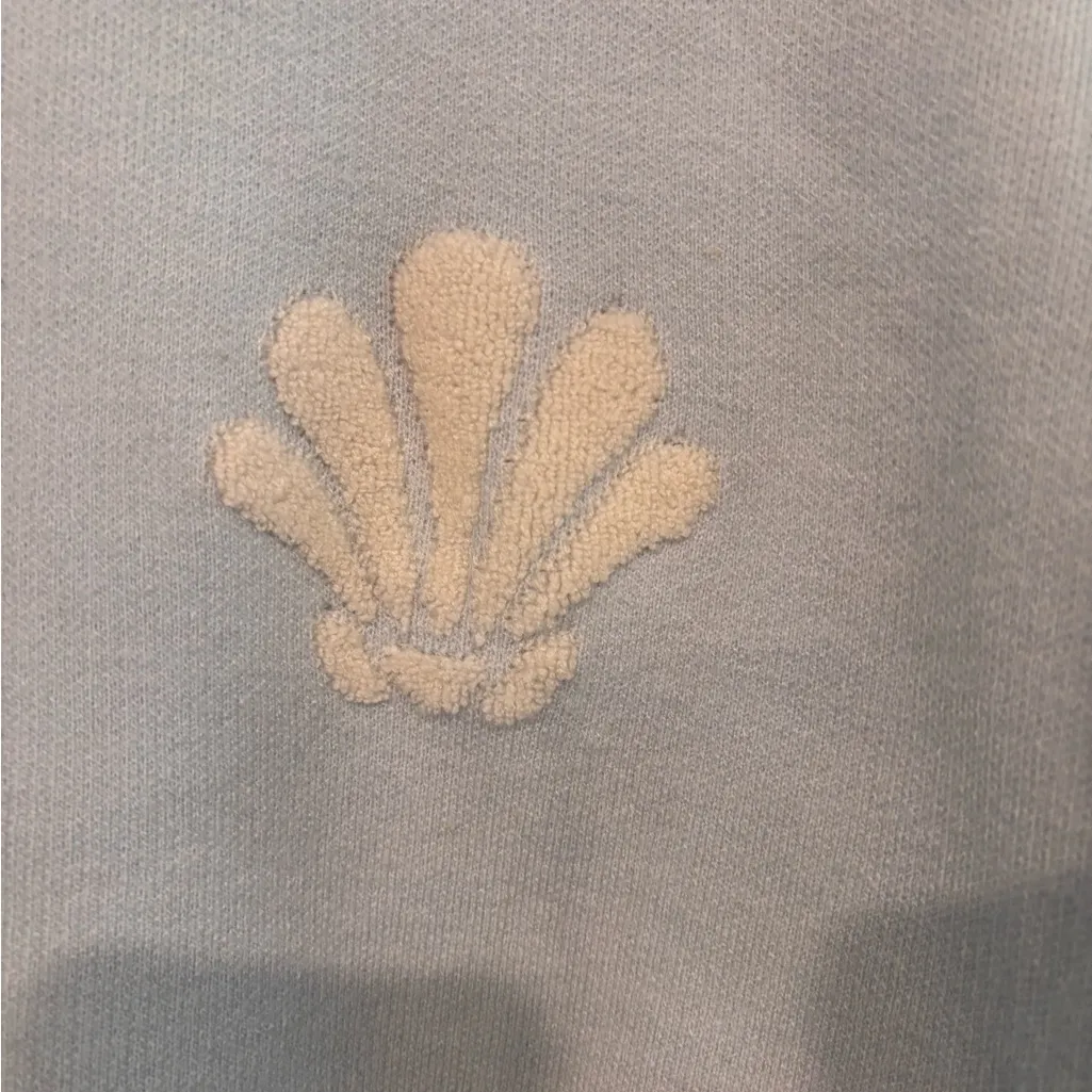 Pink Rose Soft Blue Knit Top - Image 2