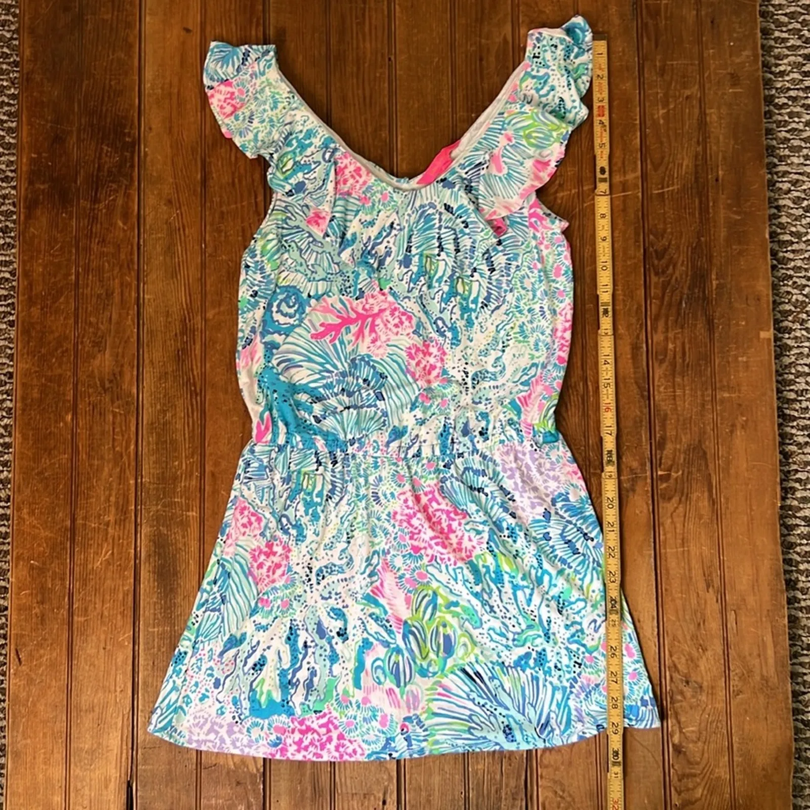 Women’s Lilly Pulitzer Romper Alessa in Sink or Swim size xs - Image 3