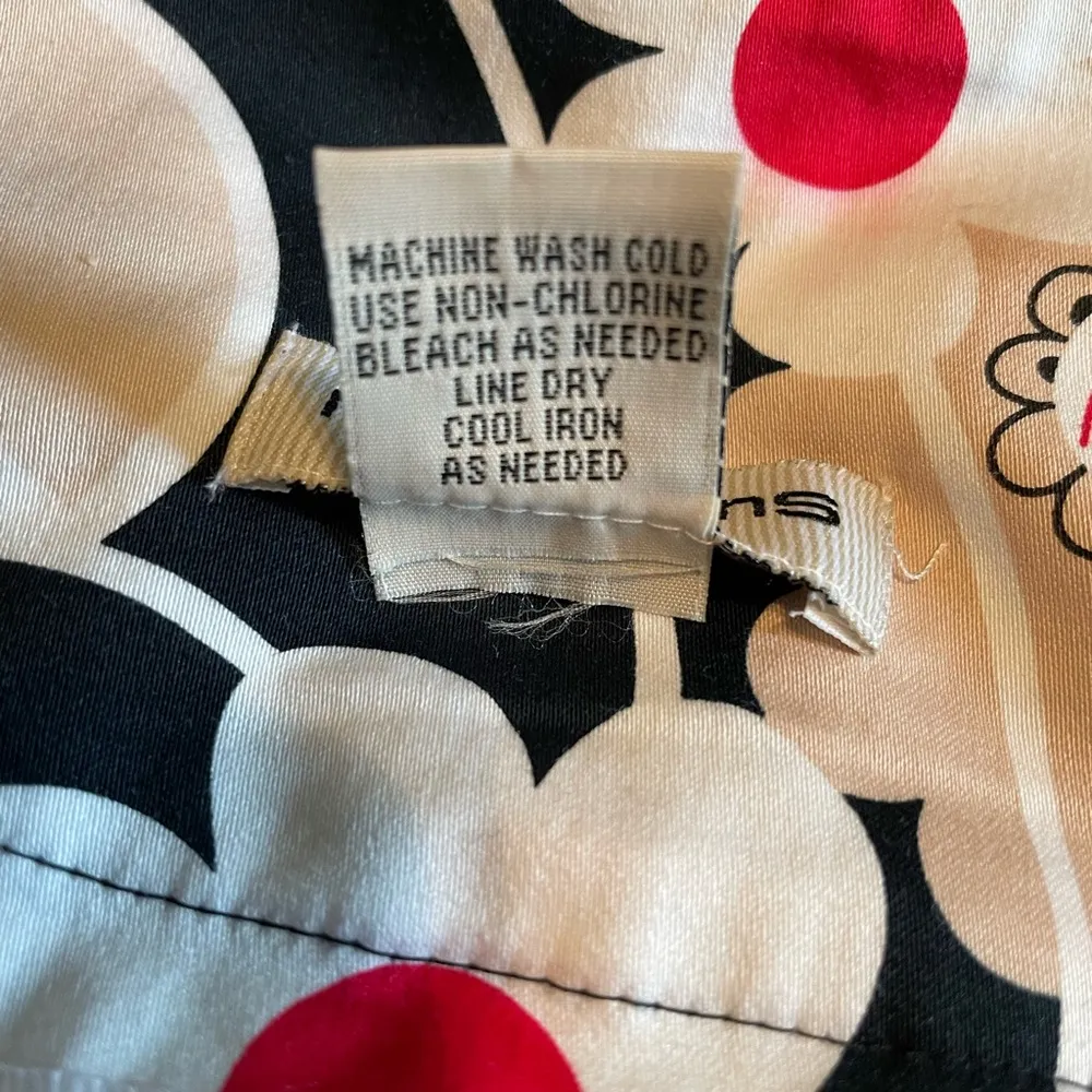 Notations Women Black/Red/Creme/White Floral Short A-line Flare Skirt -20W - Image 5