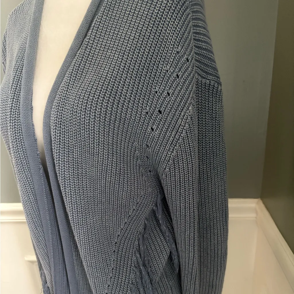 Sundance Women’s Sapphire Blue Ella Cardigan Sweater Size Small - Image 3