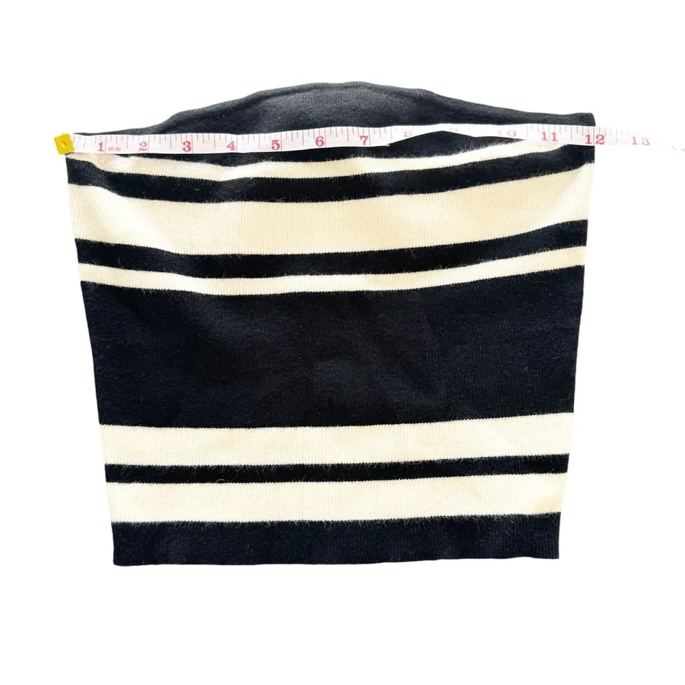 LOVERS + FRIENDS Matching Set Striped Seren Maxi Skirt & Tube Top Black Ivory XS - Image 5