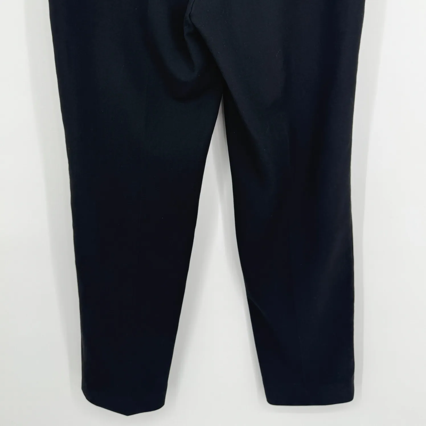 Hugo Boss Slim Fit Ankle Pant Size 10 Black Stretch Trousers Minimalist Workwear - Image 9