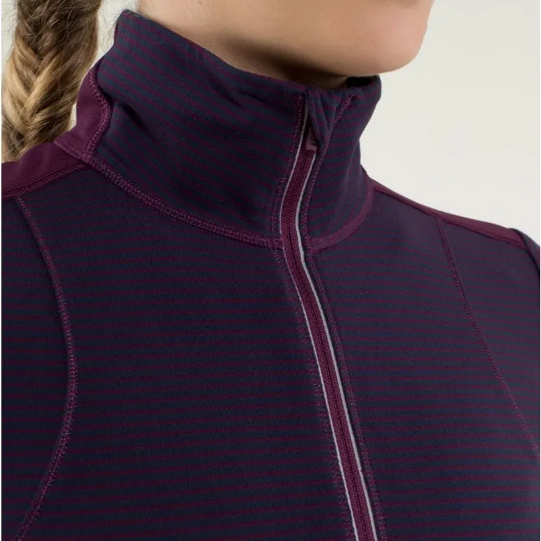 Lululemon Star Runner Pullover Hyper Stripe Plum / Plum - Image 12